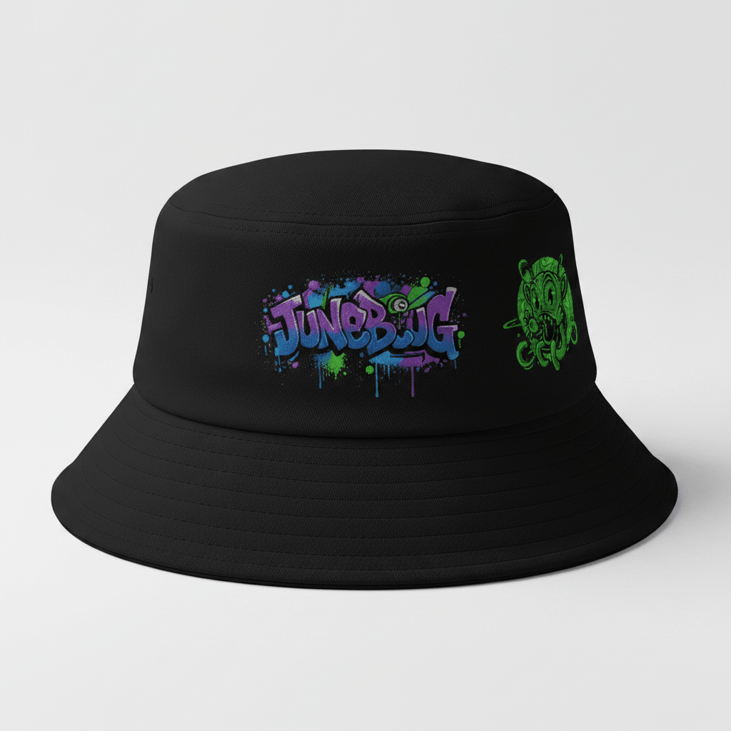 Junebug Graffiti Bucket Hat - junebug