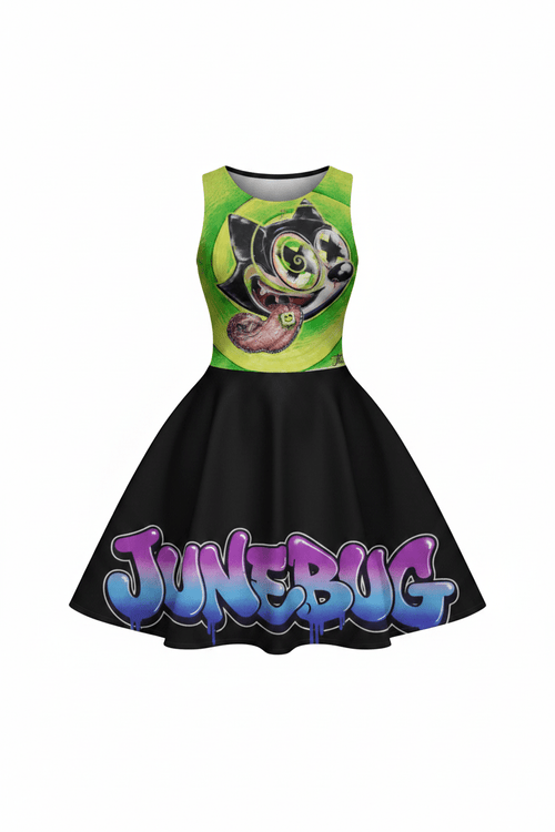 Junebug All-Over Print Skater Dress - junebug
