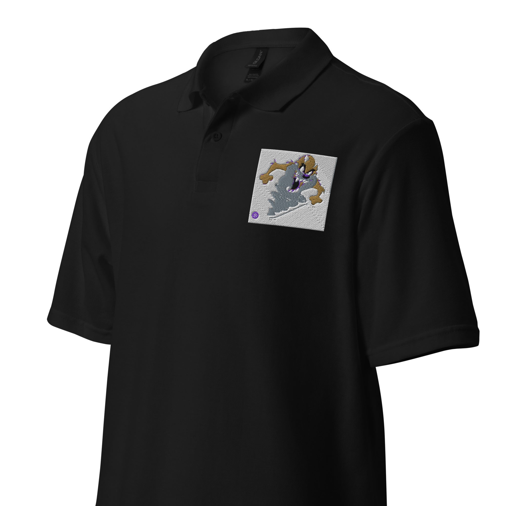 Unisex pique polo shirt - junebug