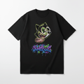 Junebug Graffiti Cat Organic High Neck Tee - junebug