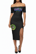 JuneBug Off-Shoulder Bodycon Dress - junebug