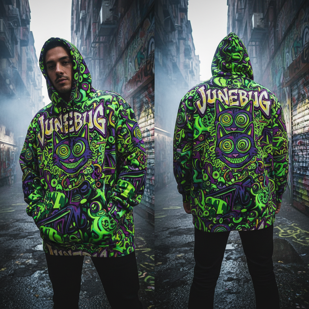 Junebug Graffiti Pullover Hoodie - junebug